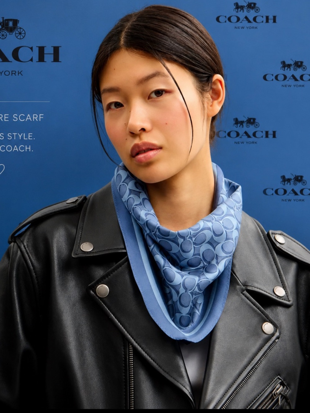 Coach Signature Silk Diamond CCQ00 Niagara Mist .